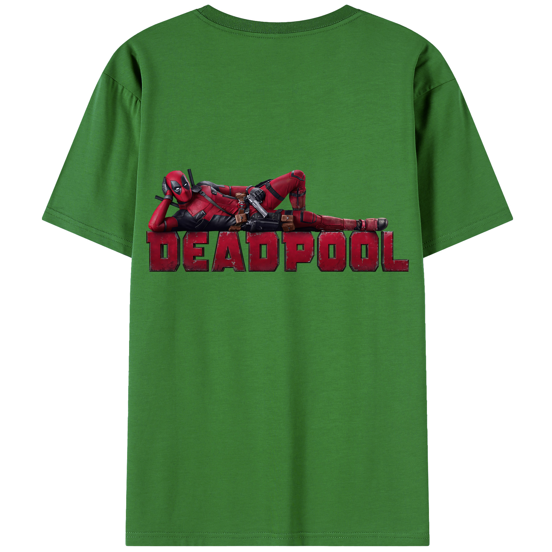 （画像用） Deadpool デッドプール レディース半袖Tシャツ(バックプリント)